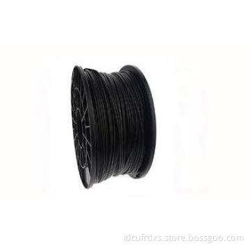 Durable Carbon Black Conductive ABS 3D Printer Filament 1.7
